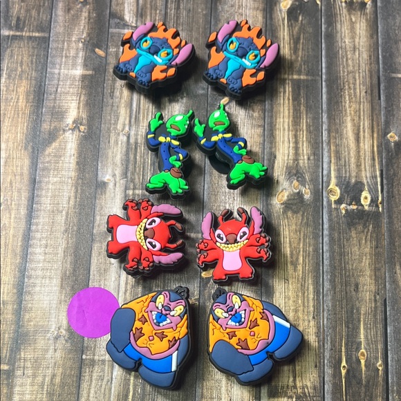 5for$10 Lilo And Stitch Characters for Croc Shoes 6Pcs Croc Charms Accessories - Picture 1 of 7